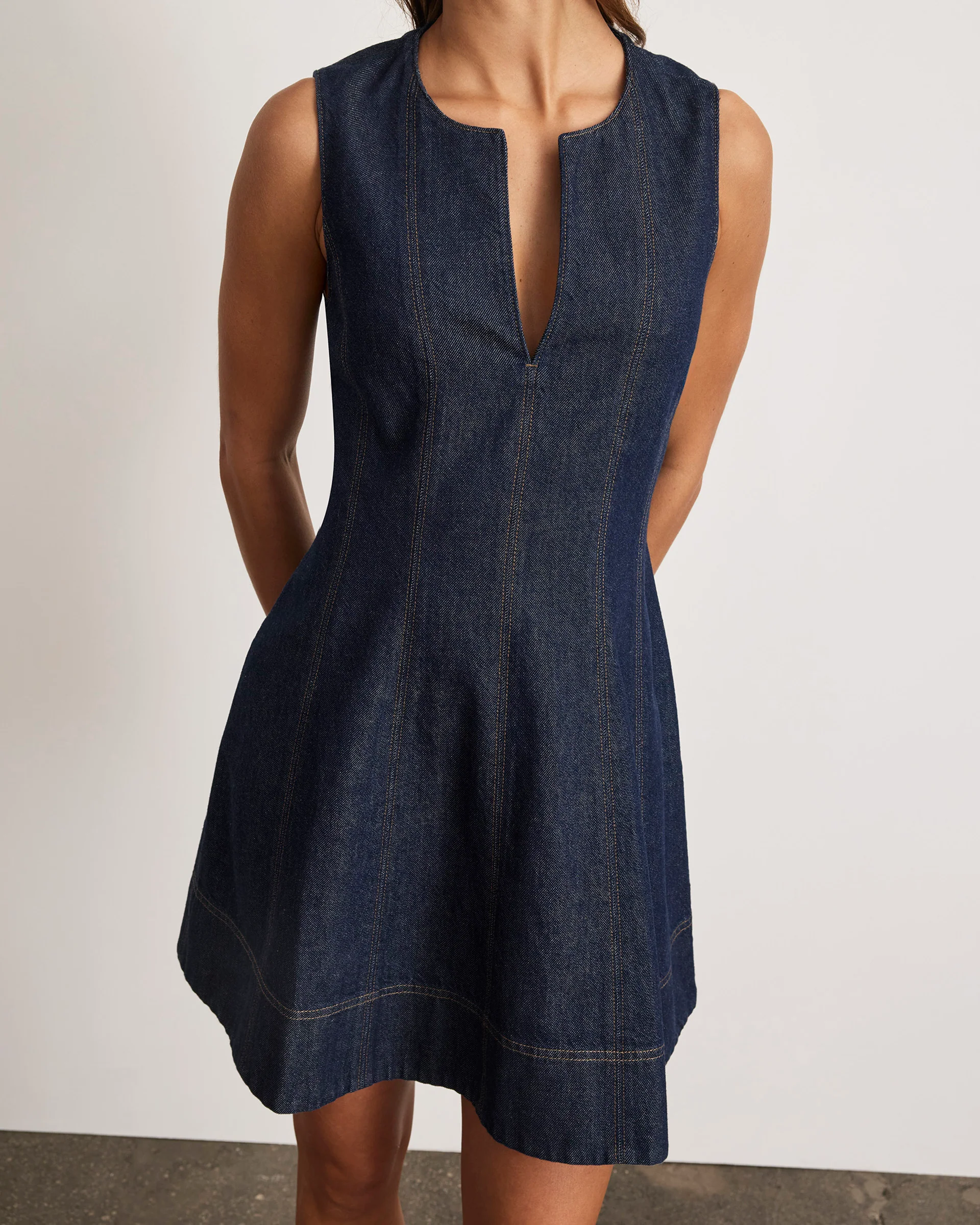 Glenda Denim Dress - Image 3