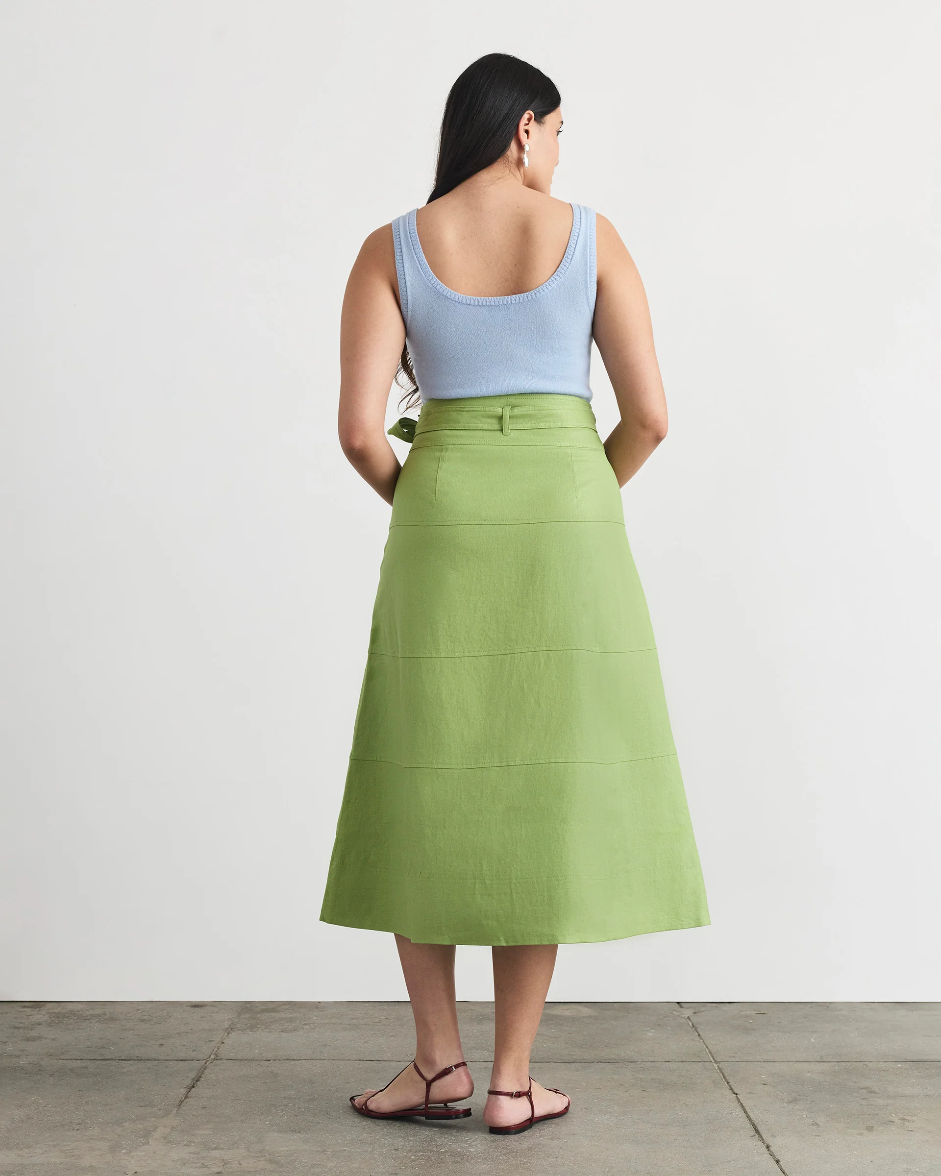 Linen Hudson Skirt - Image 6