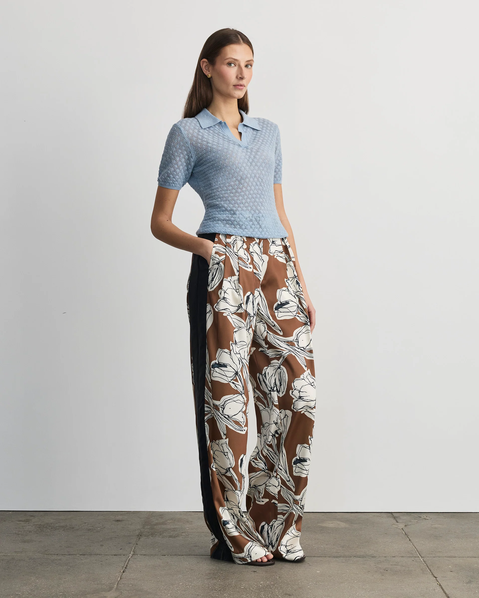 Camilla Pointelle Knit Top - Image 4