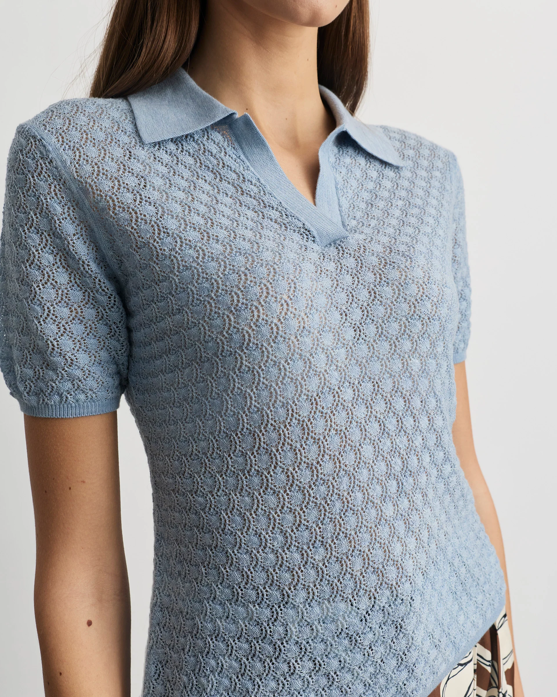 Camilla Pointelle Knit Top - Image 5
