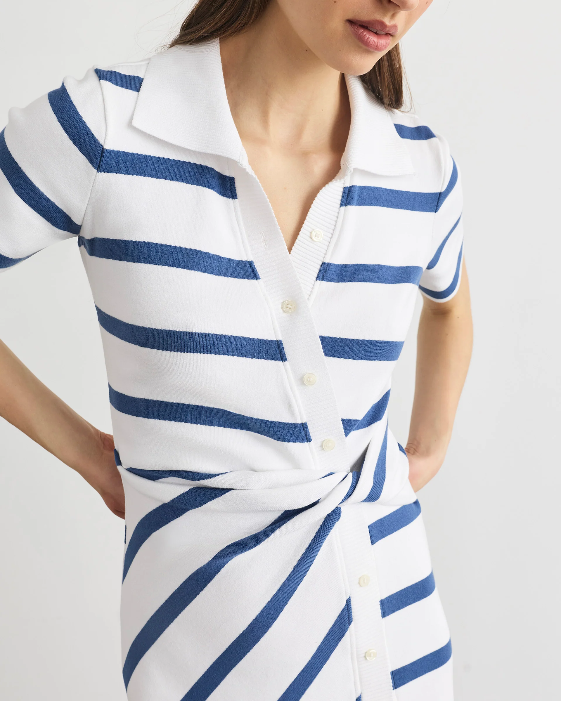 Short Sleeve Ellicot Dress - Image 3