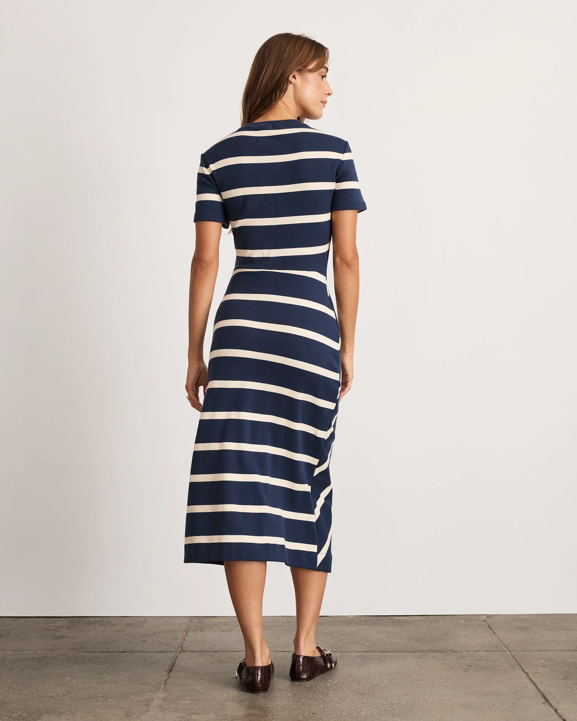 Short Sleeve Striped Cody Dress - Image 4