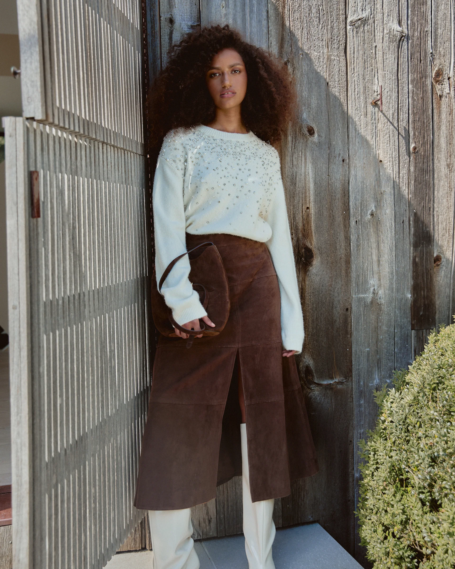 Suede Hudson Skirt - Image 3