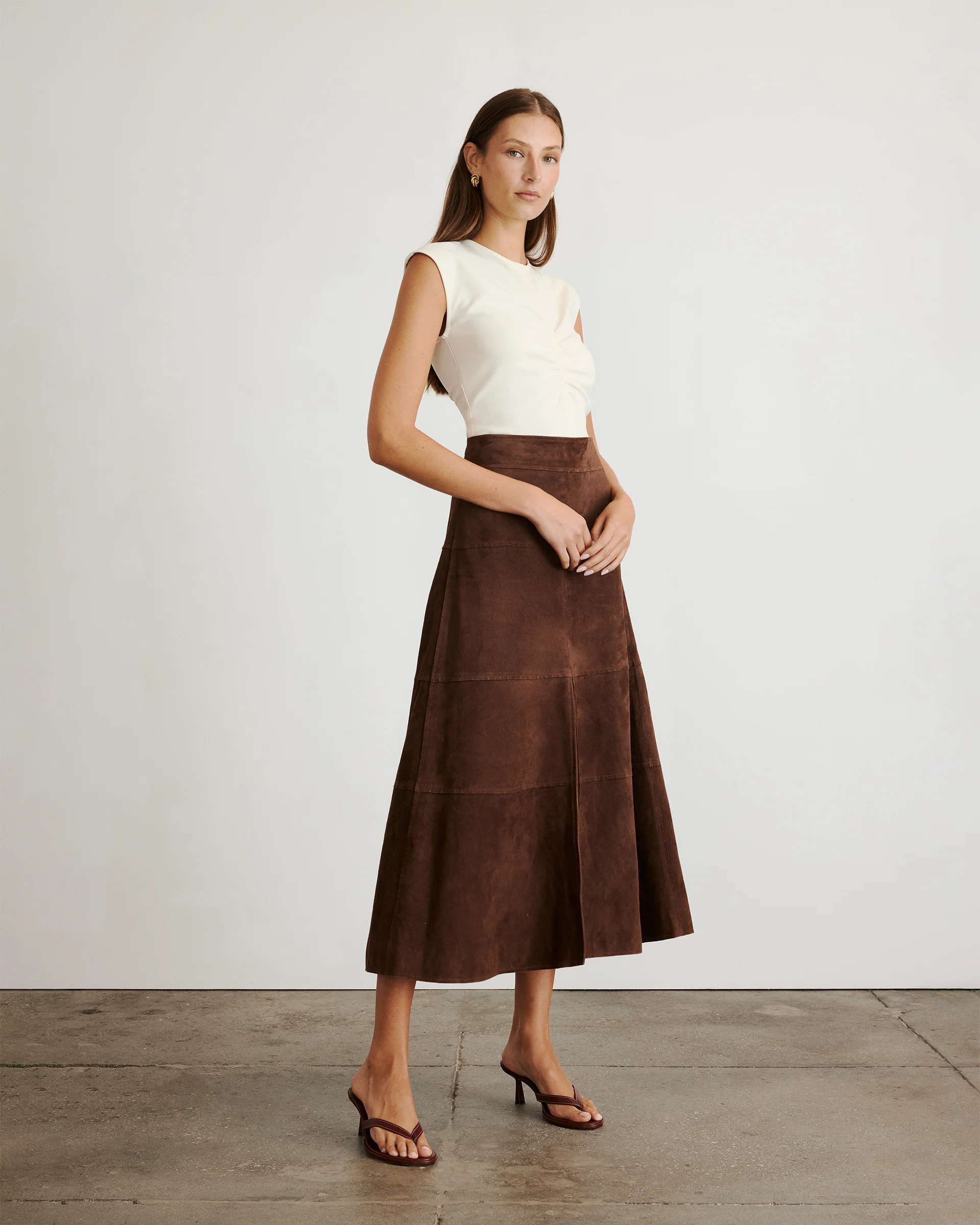 Suede Hudson Skirt - Image 5