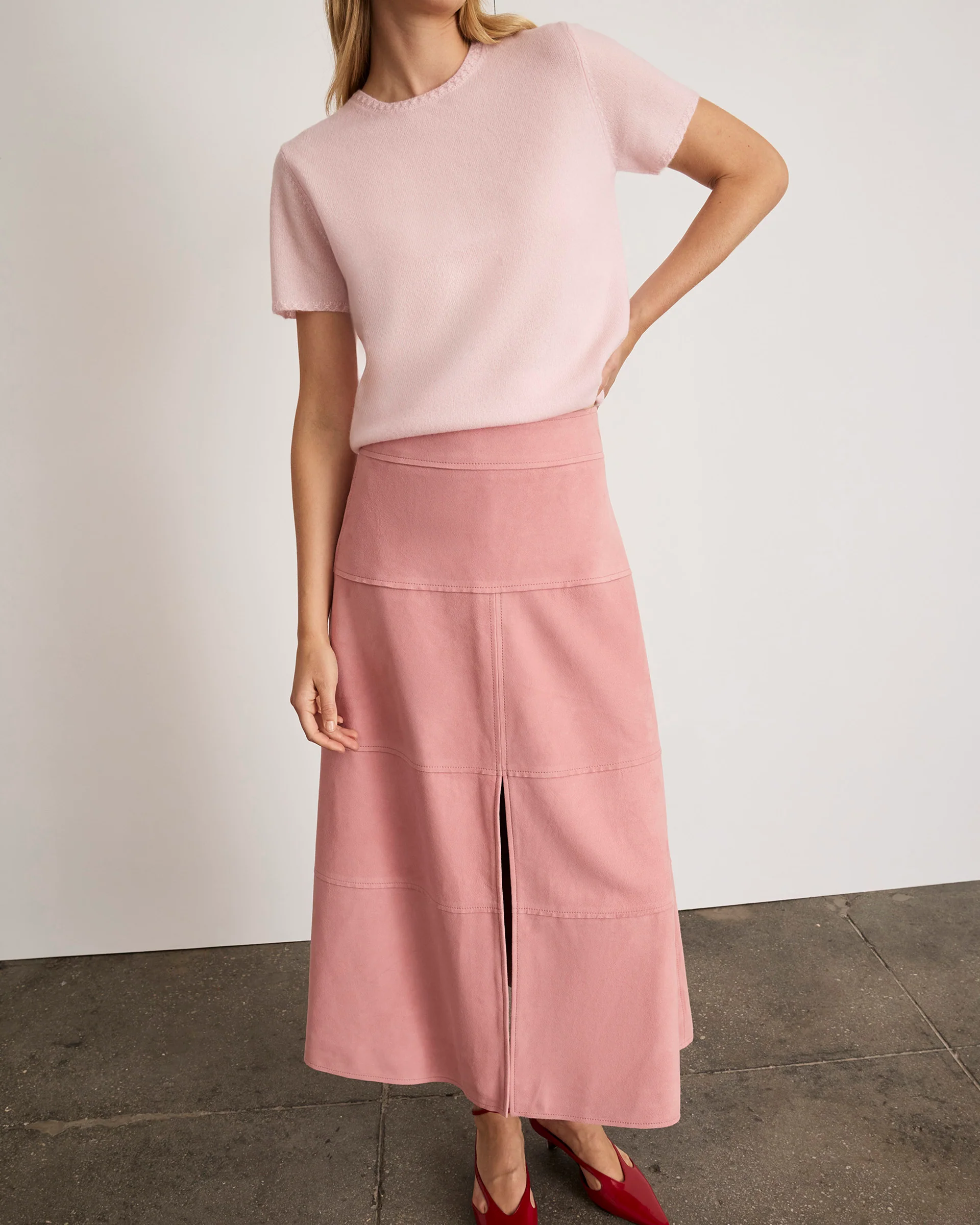 Suede Hudson Skirt